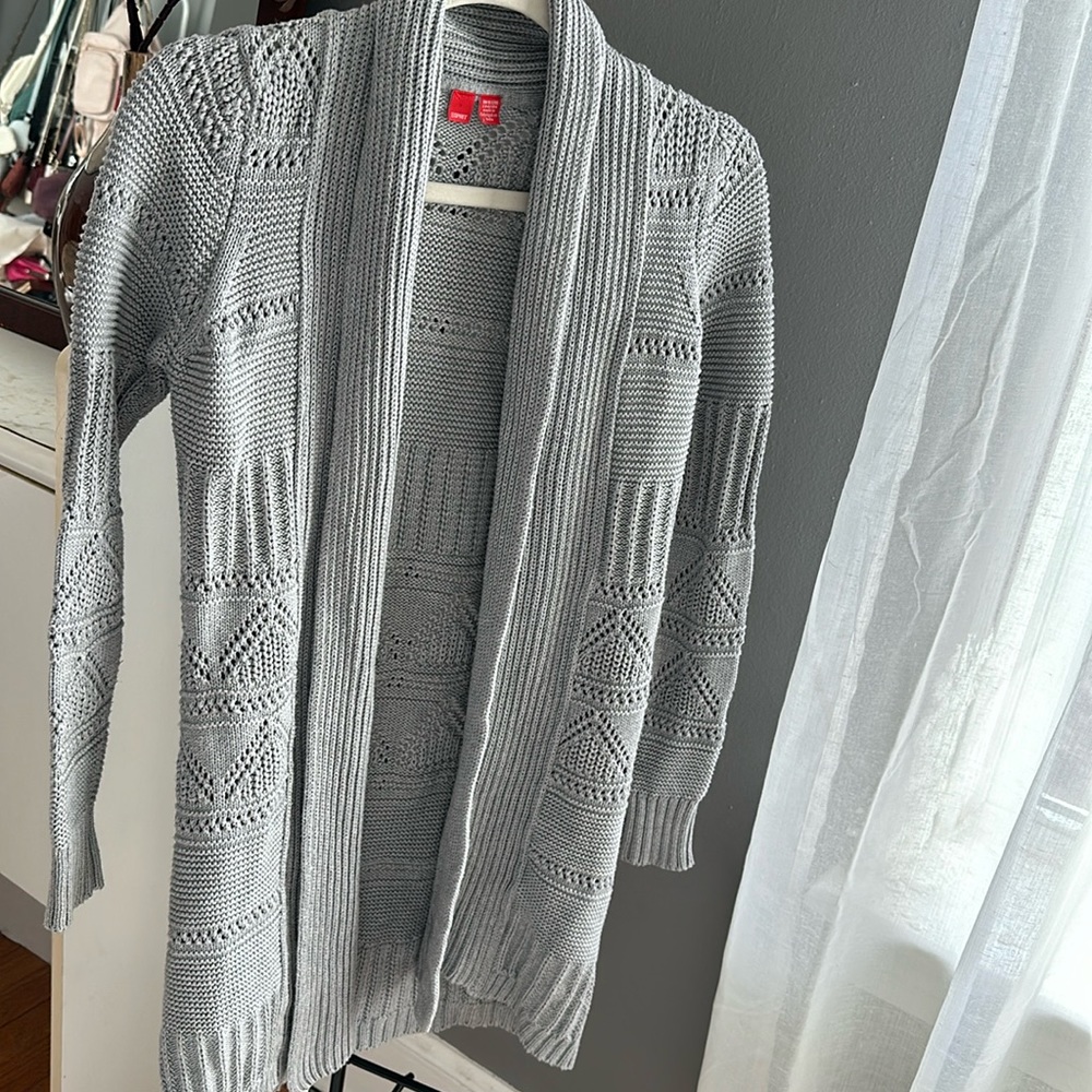Spirit crochet long cardigan